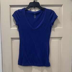 Love on a Hanger Royal Blue V-Neck Tee
